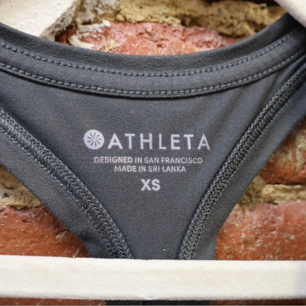 Athleta Women's Black Workout Tank Top Size Xs - Picture 2 of 3